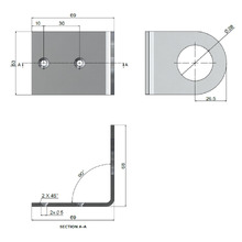 Bayside SS316 Outdoor Soap Dispenser Bracket